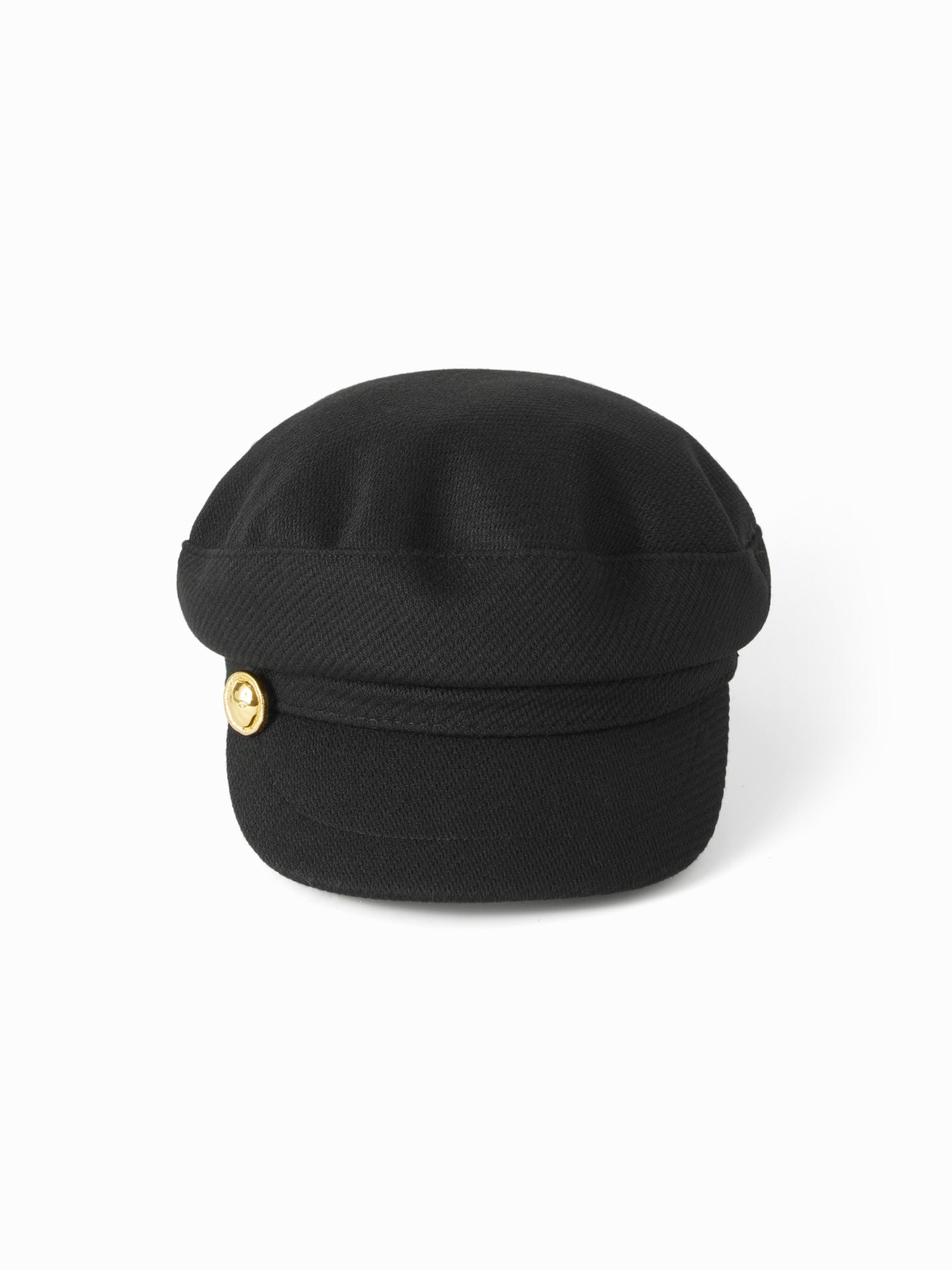 BUCKLE DECOR TWEED BERET HAT