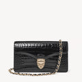 Mayfair Clutch Bag  - Black Patent Croc