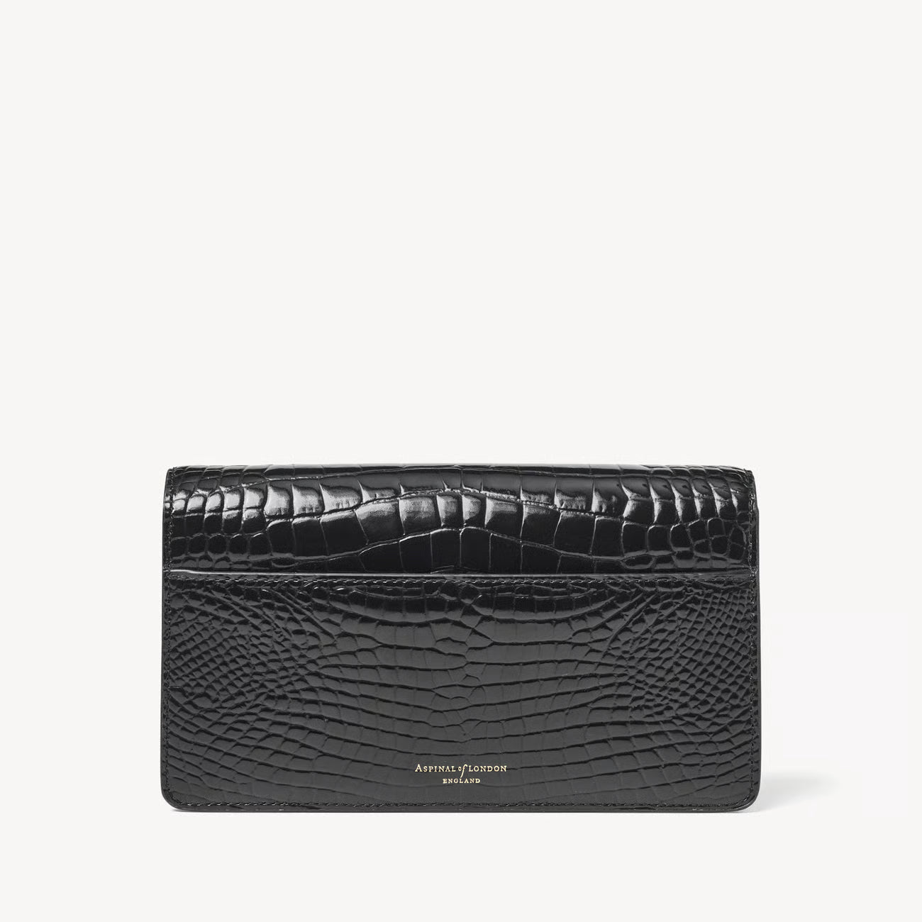 Mayfair Clutch Bag  - Black Patent Croc